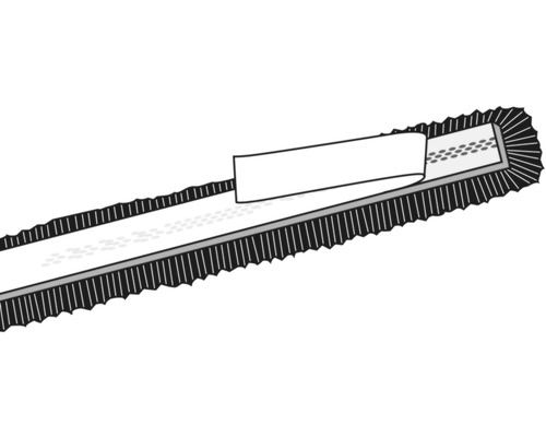 Brosse d'étanchéité autocollante pour moustiquaire home protect anthracite 2 m Joint brosse avec bande adhésive