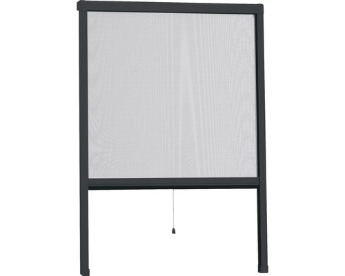 Moustiquaire home protect easyHOLD store de fenêtre aluminium anthracite 80x130 cm