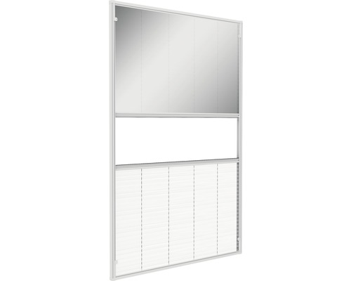 Cadre de protection anti-insectes en trois parties pour fenêtres avec conception flexible