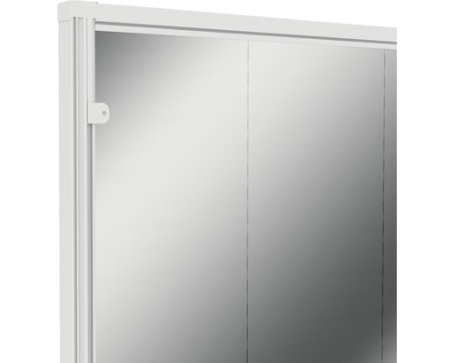 Armoire de toilette avec portes coulissantes blanches