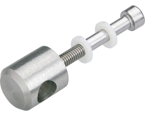 Befestigungselement aus Metall mit Gewinde und Unterlegscheiben