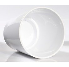 Cache-pot blanc en céramique