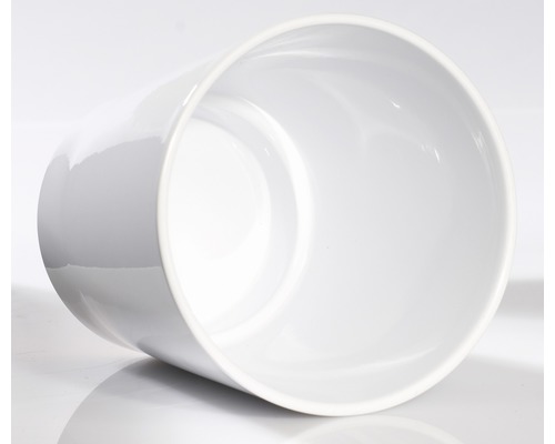 Cache-pot blanc en céramique