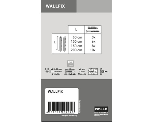 Wallfix Détails du produit et instructions de montage