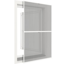 Moustiquaire home protect fenêtre à cadre XL aluminium blanc 150x210 cm-thumb-4
