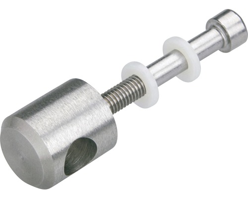 Befestigungselement aus Metall mit Gewinde und Unterlegscheiben