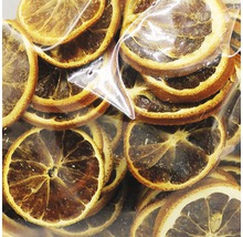 Rondelles d''orange séchées dans un emballage transparent