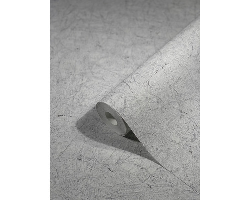 Papier peint gris avec texture de marbre sur rouleau