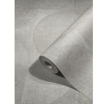 Vliestapete 32824 Vintage Deluxe Kreise silber