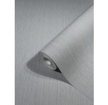 Vliestapete 32842 Vintage Deluxe Uni grau silber