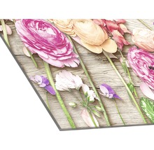 Panneau décoratif avec motif floral
