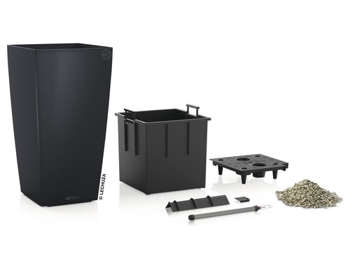 Pot de fleurs avec système d''irrigation et accessoires