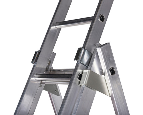 Vue détaillée d''une échelle en aluminium