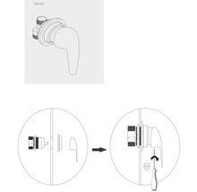 Instructions d''installation pour un robinet d''eau