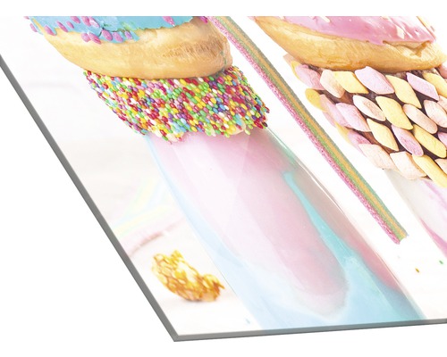 Panneau décoratif en verre acrylique avec motifs de bonbons pour l''intérieur