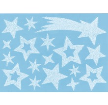 Film décoratif pour fenêtre avec motif d''étoiles et de comètes