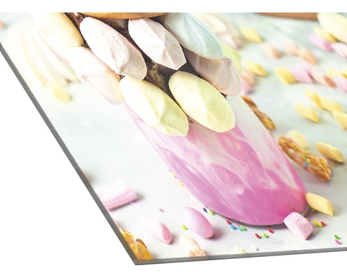 Image murale décorative avec motif de bonbons