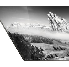 Tableau en verre Mist & Mountain 30x80 cm