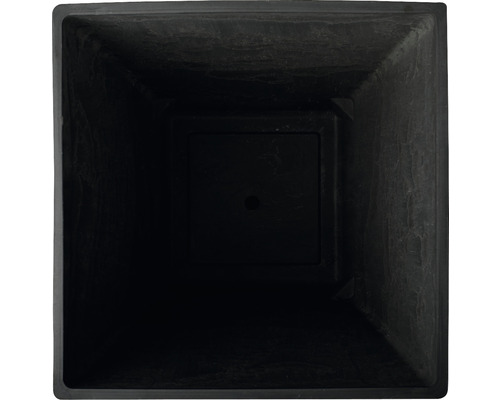 Innenansicht eines quadratischen Pflanzgefäßes