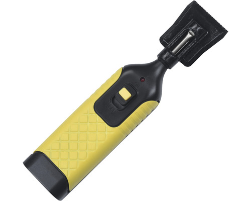 Elektrischer Schaber mit gelbem Griff