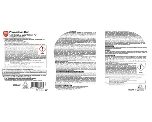 Permaclean Duo Unkraut und Wurzel Ex AF Pflanzenschutzmittel