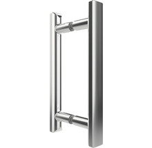 Porte pivotante avec paroi latérale Schulte Toura Plus 100x100 cm butée à droite verre transparent couleur du profilé chrome-thumb-1