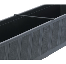 Jardinière Geli Standard, plastique, 80x17x14 cm, anthracite