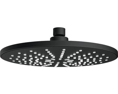 Schwarzer Duschkopf zur Deckenmontage