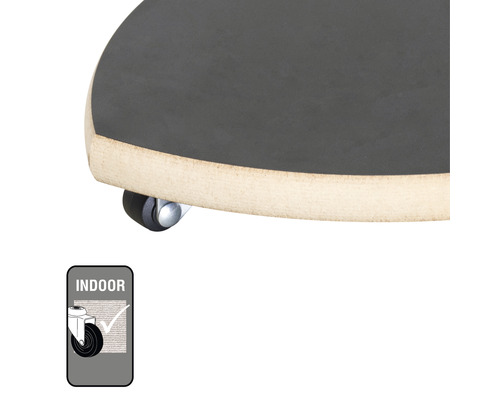 Planche à roulettes avec roulettes et label Indoor