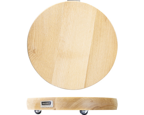 Planche à roulettes ronde en bois