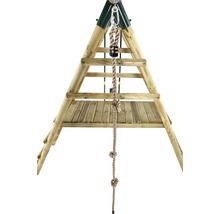 Tour de jeu avec corde d''escalade