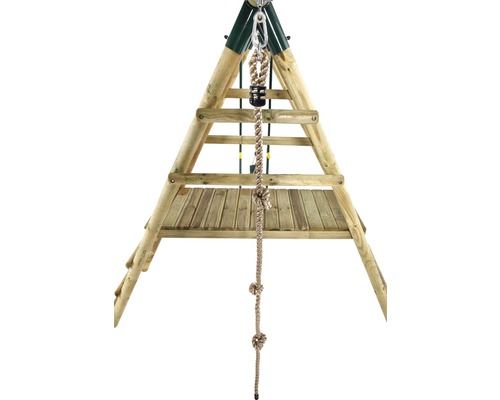 Tour de jeu avec corde d''escalade