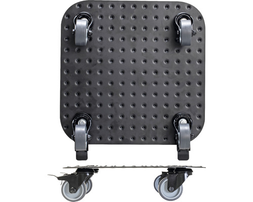 Planche à roulettes d''atelier avec quatre roues