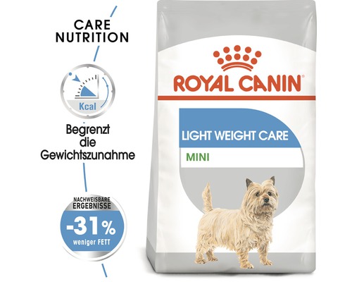 Royal Canin Light Weight Care Mini Hundetrockenfutter Verpackung