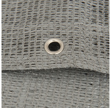 Brise-vue de balcon HDPE perméable à l'eau gris 90x500 cm-thumb-3