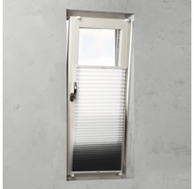 Fenêtre avec store plissé monté pour l''intimité et la protection solaire