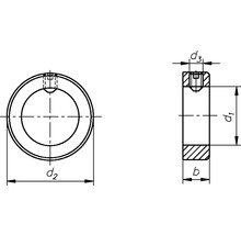 Stellring Form A DIN 705, 6 mm mit Gewindestift DIN 553, 25 St.-thumb-2