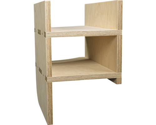 Regal aus Holz mit zwei Ablageflächen