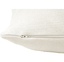 Coussin décoratif Cato 50x50 cm blanc crème