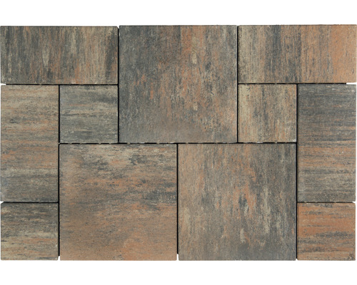 Verbundpflastersteine in verschiedenen Größen