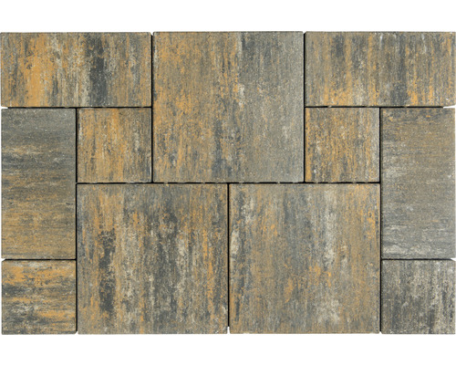 Verbundpflastersteine in verschiedenen Größen