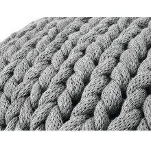 Coussin décoratif Marlin 50x50 cm gris clair