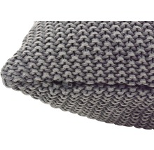 Dekokissen mit Strickmuster und Reißverschluss