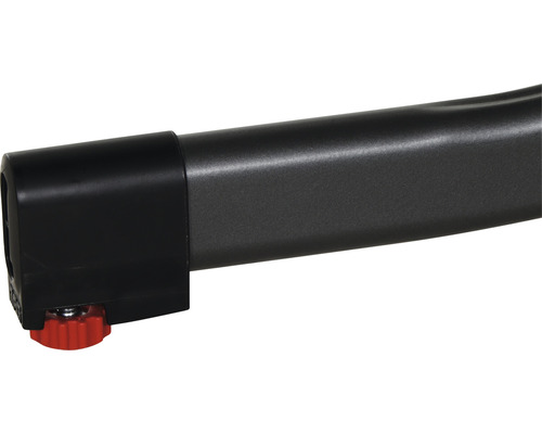 Detailaufnahme eines Werkzeuggriffs mit Verstellschraube