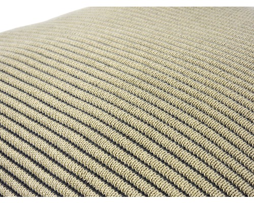 Nahaufnahme eines Kissens mit gerippter Oberfläche