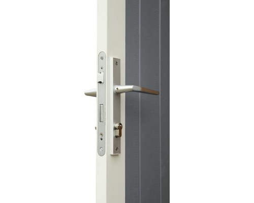 Türbeschlag mit Schloss und Griff