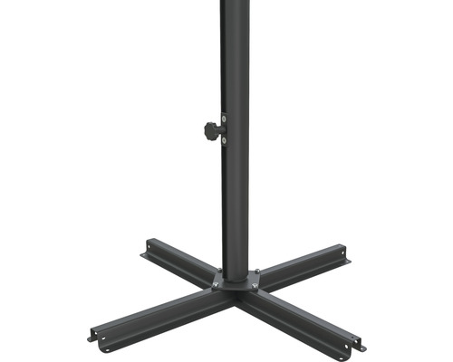 Support de parasol avec base en croix