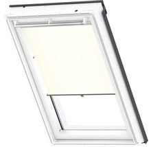 VELUX Sichtschutzrollo beige uni manuell mit Haltekrallen RHL Y90 1086
