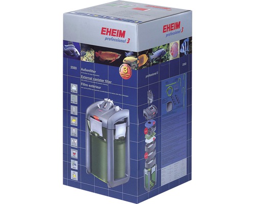 Verpackung eines Eheim Aussenfilters für Aquarien