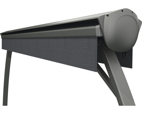 Store avec tissu et armature